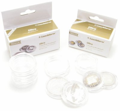 купить Капсула Leuchtturm ULTRA для монеты 21мм [345021]