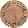 Купить Германия 1 пфенниг (рейхспфенниг) 1928 "А"