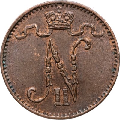 купить 1 пенни (penni) 1909 Российская Финляндия