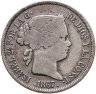 Купить Испания 40 сентимо (centimos) 1867
