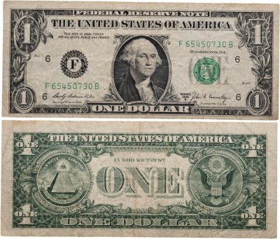 купить США 1 доллар 1969B года (Pick 349c) F-Атланта