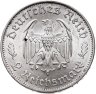 Купить Германия, Третий рейх 2 рейхсмарки (reichsmark) 1934 "175 лет со дня рождения Фридриха Шиллера"  в слабе Монетник.ру MS63