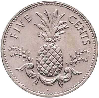 купить Багамы 5 центов (cents) 1987