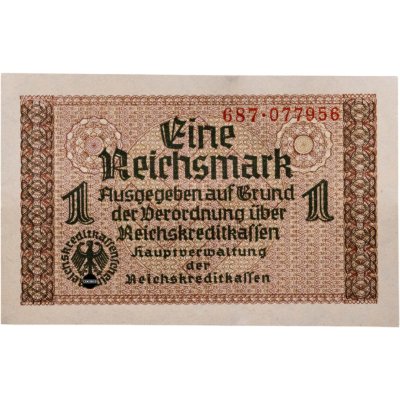 купить Германия 1 рейхсмарка (reichsmark) 1940-1945 "Немецкие оккупационные территории"