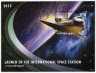 Купить Папуа Новая Гвинея Почтовый блок  2013 "15 лет международной космической станции"