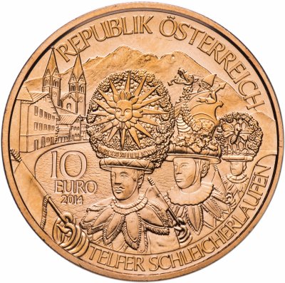 купить Австрия 10 евро 2014 Тироль