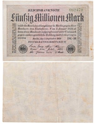 купить Германия 50000000 марок 1923