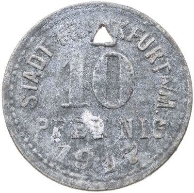 купить Германия, Франкфурт 10 пфеннигов 1917