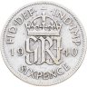 Купить Великобритания 6 пенсов (pence) 1940
