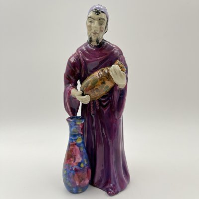 купить Статуэтка "Pot seller" ("Продавец горшков"), фарфор, роспись, Великобритания, 1970-1990 гг.