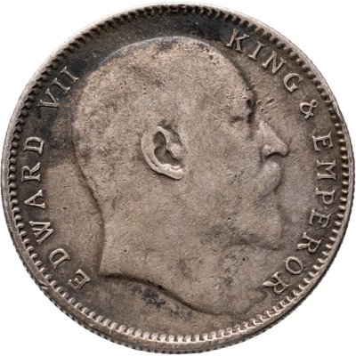 купить Индия (Британская) 1 рупия (rupee) 1907 без обозначения монетного двора