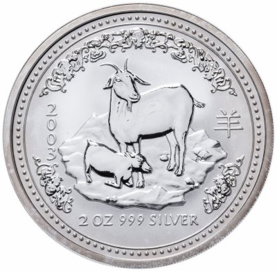 купить Австралия 2 доллара (dollars) 2003 "Год козы"