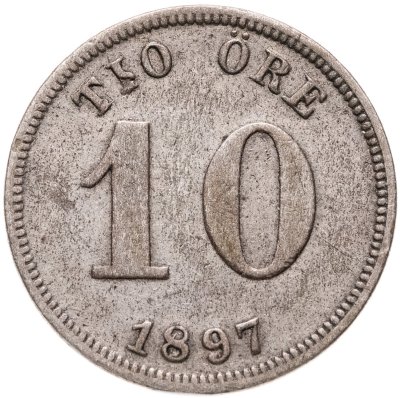 купить Швеция 10 эре (ore) 1897