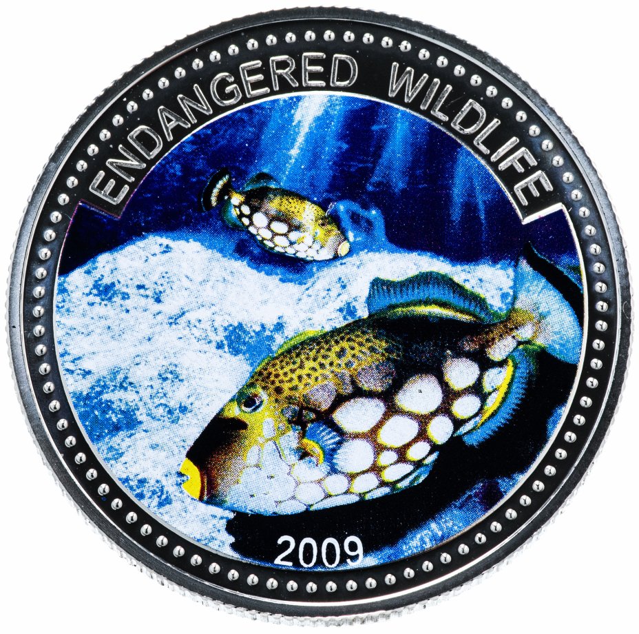 купить Палау 1 доллар (dollar) 2009 "Подводный мир - Вымирающие виды"
