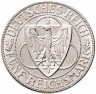 Купить Германия,  Веймарская республика 5 рейхсмарок (reichsmark) 1930 "Освобождение Рейнской области (Рейнланда)" Знак монетного двора "J" — Гамбург