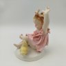Купить Статуэтка "Девочка с цыпленком", фарфор, роспись, Karl Ens (Карл Энс), Германия, 1919-1945 гг.