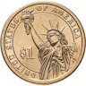 Купить США 1 доллар (dollar) 2007 "Томас Джефферсон (3-й президент США)", знак монетного двора "D" - Денвер