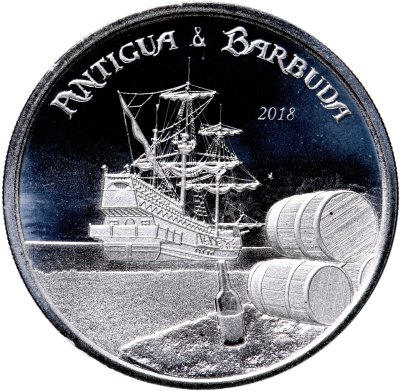 купить Восточные Карибы 2 доллара 2018 "Антигуа и Барбуда"