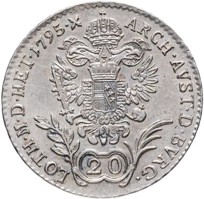 купить Австрия 20 крейцеров 1795