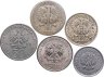 Купить Польша набор из 5 монет 1959-1989