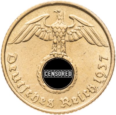 купить Германия (Третий рейх) 5 рейхспфеннигов (reichspfennig) 1937, Знак монетного двора "А" - Берлин