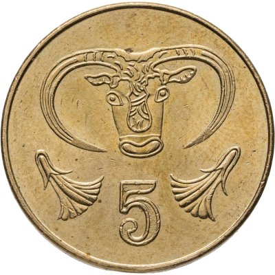 купить Кипр 5 центов (cents) 2004