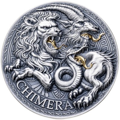 купить Камерун 1000 франков 2025 "Греческая мифология: Химера" в футляре с сертификатом