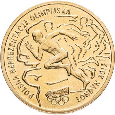 купить Польша 2 злотых (zlote) 2012 "XXX летние Олимпийские Игры, Лондон 2012"