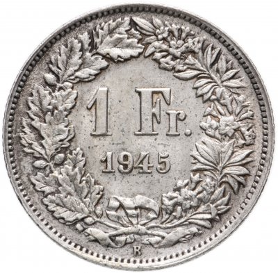 купить Швейцария 1 франк (franc) 1945