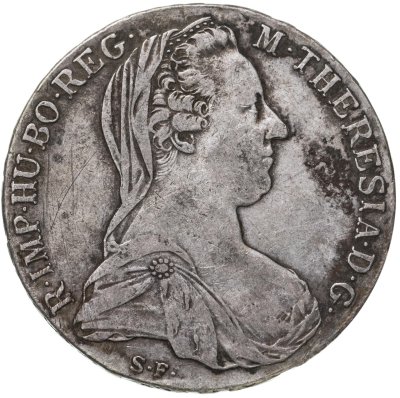 купить Австрия 1 талер (thaler) 1780 талер Марии Терезии рестрайк (новодел)