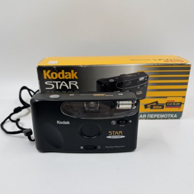 купить Фотоаппарат плёночный "Kodak Star Motor" в оригинальной коробке с документами и чеками, пластик, картон, печать, Kodak, Китай, 1996 г.