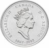 Купить Канада 25 центов (cents) 1992 "125 лет Конфедерации Канада - Новая Шотландия"