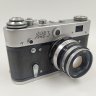 Купить Фотоаппарат "ФЭД-3" с объективом "Индустар-61" в оригинальном кофре, металл, стекло, пластик, кожа, Харьковский машиностроительный завод им. Дзержинского (ФЭД), СССР, 1961-1980 гг.