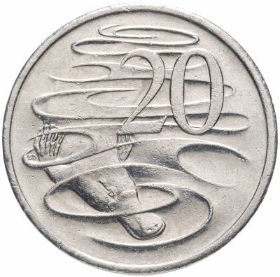 купить Австралия 20 центов 1999-2019