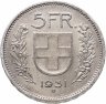 Купить Швейцария 5 франков 1931
