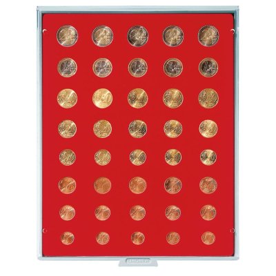 купить Бокс на 5 наборов монет евро (Lindner, Германия)