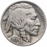 Купить США 5 центов (cents) 1936 S Buffalo Nickel знак монетного двора: "S" - Сан-Франциско
