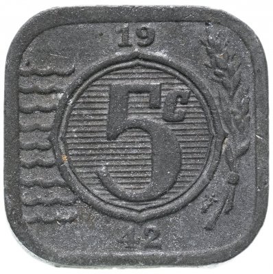 купить Нидерланды 5 центов (cents) 1942