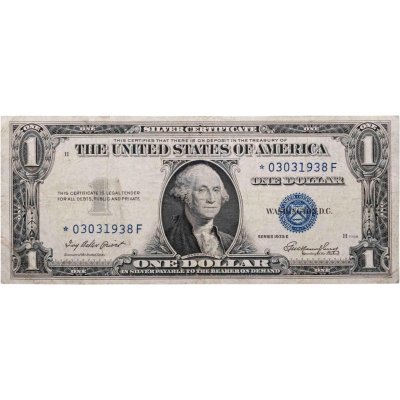 купить США 1 доллар 1935E (Pick 416D2e) *-серия замещения