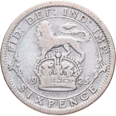 купить Великобритания 6 пенсов (pence) 1925