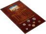 Купить Набор монет регулярного выпуска 2002 года СПМД (7 монет + жетон, в буклете ГОЗНАК)