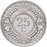 Купить Нидерландские Антильские острова 25 центов (cents) 1989-2016