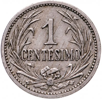 купить Уругвай 1 сентесимо (centesimo) 1909