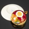 Купить Пара чайная, украшенная любовной сценой, фарфор, деколь, золочение, SP Dresden, Германия, 1890-1920 гг.