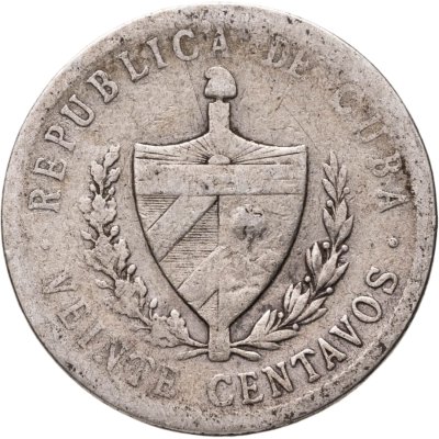 купить Куба 20 сентаво (centavos) 1920