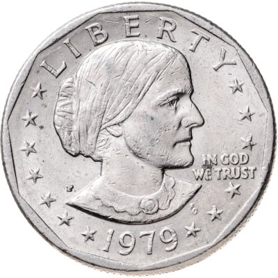 купить США 1 доллар (dollar) 1979 P доллар Сьюзен Энтони знак монетного двора "P" - Филадельфия