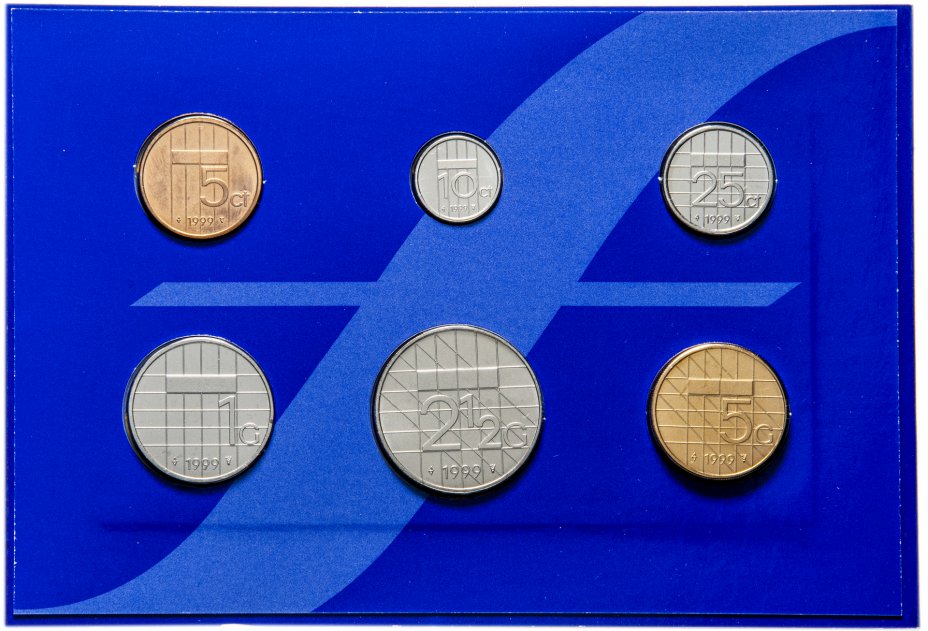 купить Нидерланды набор монет 1999 (6 монет в буклете)