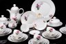 Купить Сервиз чайный с цветочным декором на 6 персон (30 предметов), фарфор, деколь, золочение, Spezial Eisenberg Porzellan (SEP), ГДР, 1973-1976 гг.