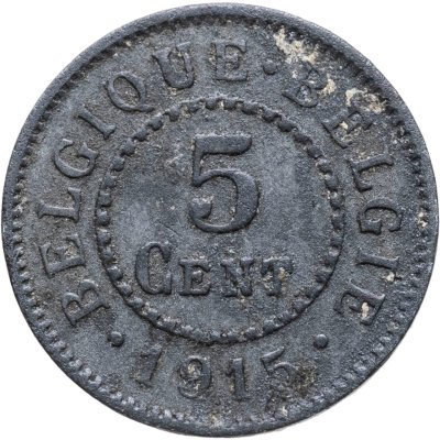 купить Бельгия 5 сантимов (centimes) 1915