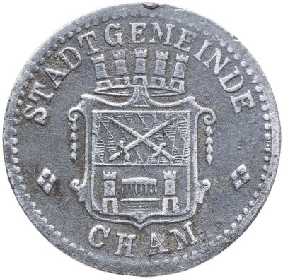 купить Германия, Чам 5 пфеннигов 1917